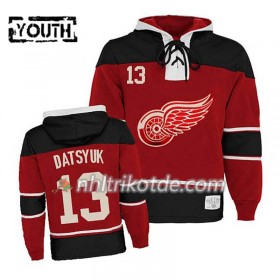Detroit Red Wings Pavel Datsyuk 13 Rot Sawyer Hooded Sweatshirt - Kinder